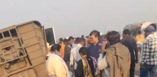 ધ્રોલ: બસ અને ડમ્પર વચ્ચે જોરદાર અકસ્માત, ૧૭ ઘવાયા