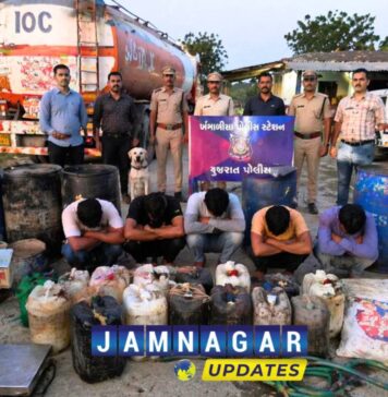 ખંભાળીયા: કરોડોની ડીઝલ ચોરીનો ભાંડાફોડ, ટેન્કર ડ્રાઈવર ગેંગ ઝડપાઈ