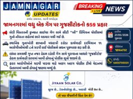 જામનગર: સાયચા ગેંગ સામે ગુજસીટોક, અગિયાર સામે ફરિયાદ