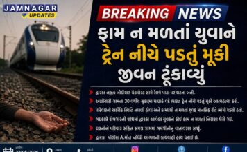 દ્વારકા: કામ ન મળ્યાનો વસવસો, નિરાશા હતાશા, અંતે યુવકે જીવન ટૂંકાવ્યું