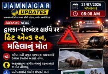 દ્વારકા: ઓખા મઢી પાસે હિટ એન્ડ રનની દુર્ઘટના, દંપતી ખંડિત