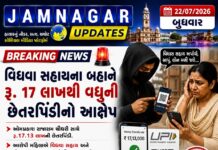 જામનગર: વિધવા સહાયના નામે નોકરિયાત સાથે લાખોની ઠગાઈ