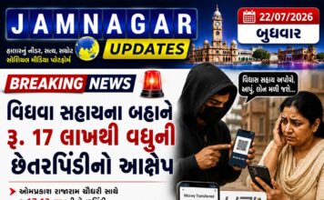જામનગર: વિધવા સહાયના નામે નોકરિયાત સાથે લાખોની ઠગાઈ