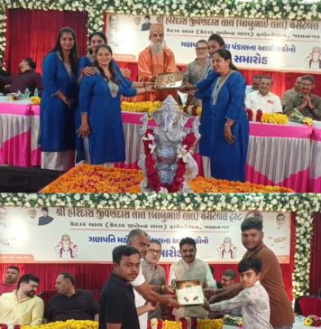 જામનગર: સમાજસેવી ટ્રસ્ટ દ્વારા 250થી વધુ ગણપતિ પંડાલના આયોજકોનું સન્માન