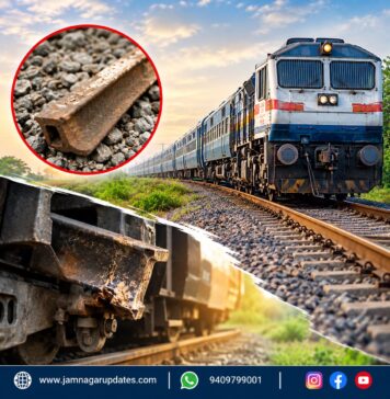 લાલપુર: રેલવે ટ્રેક પર લોખંડનો ટુકડો મૂકાયો, ટ્રેન ઉથલાવવાનું કાવતરું