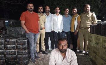 જામનગર: ભાજપના મહિલા કોર્પોરેટરના પુત્રના ગોડાઉનમાંથી ₹40.68 લાખનો દારૂ ઝડપાયો!