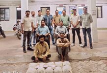 જામનગર: મોટીખાવડીમાં 10 કિલોથી વધુ ગાંજા સાથે બે શખ્સો પકડાયા